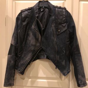 Leather Jacket Double Zero -size SMALL